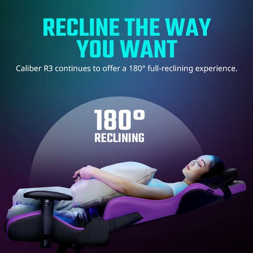 Cooler Master Caliber R3 Gaming Chair (Purple-Black)